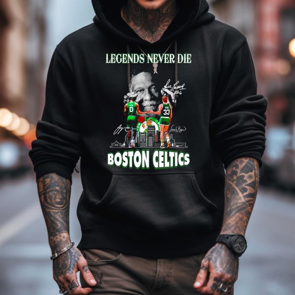Jayson Tatum and Larry Bird legends never die Boston Celtics signatures Shirt Jayson Tatum and Larry Bird legends never die Boston Celtics signatures Shirt