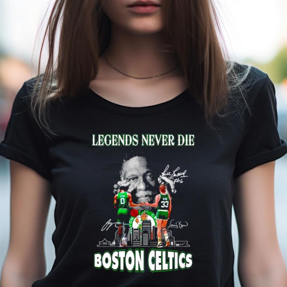 Jayson Tatum and Larry Bird legends never die Boston Celtics signatures Shirt Jayson Tatum and Larry Bird legends never die Boston Celtics signatures Shirt