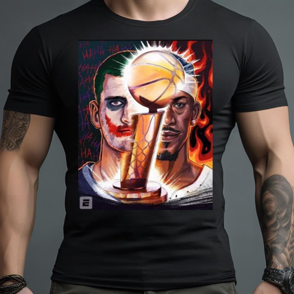 Joker Nikola Jokic Vs Jimmy Butler The Larry O_brien Trophy 2023 Shirt