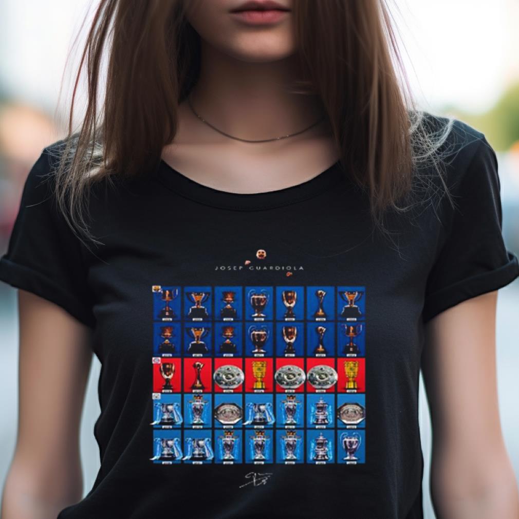 Josep Guardiola Giant Coach Archive Title T Shirt Josep Guardiola Giant Coach Archive Title T Shirt