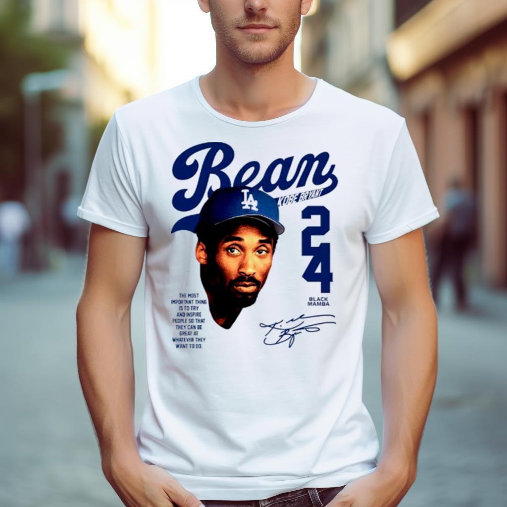 Kb Bean Kobe Bryant Los Angeles Dodgers Signature Shirt - Bring Your Ideas,  Thoughts And Imaginations Into Reality Today