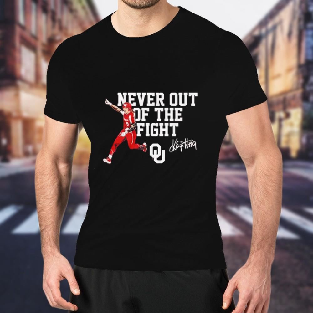 Kinzie Hansen never out of the fight signature Shirt