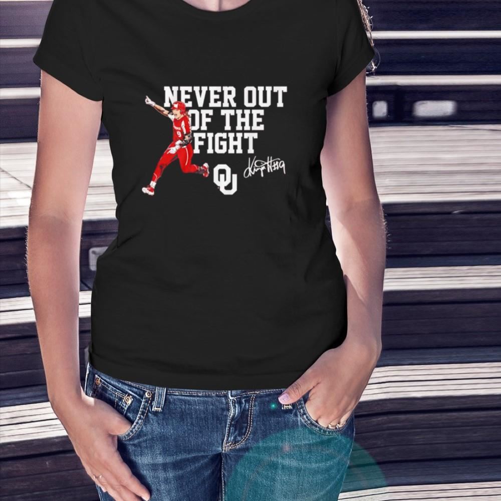 Kinzie Hansen never out of the fight signature Shirt