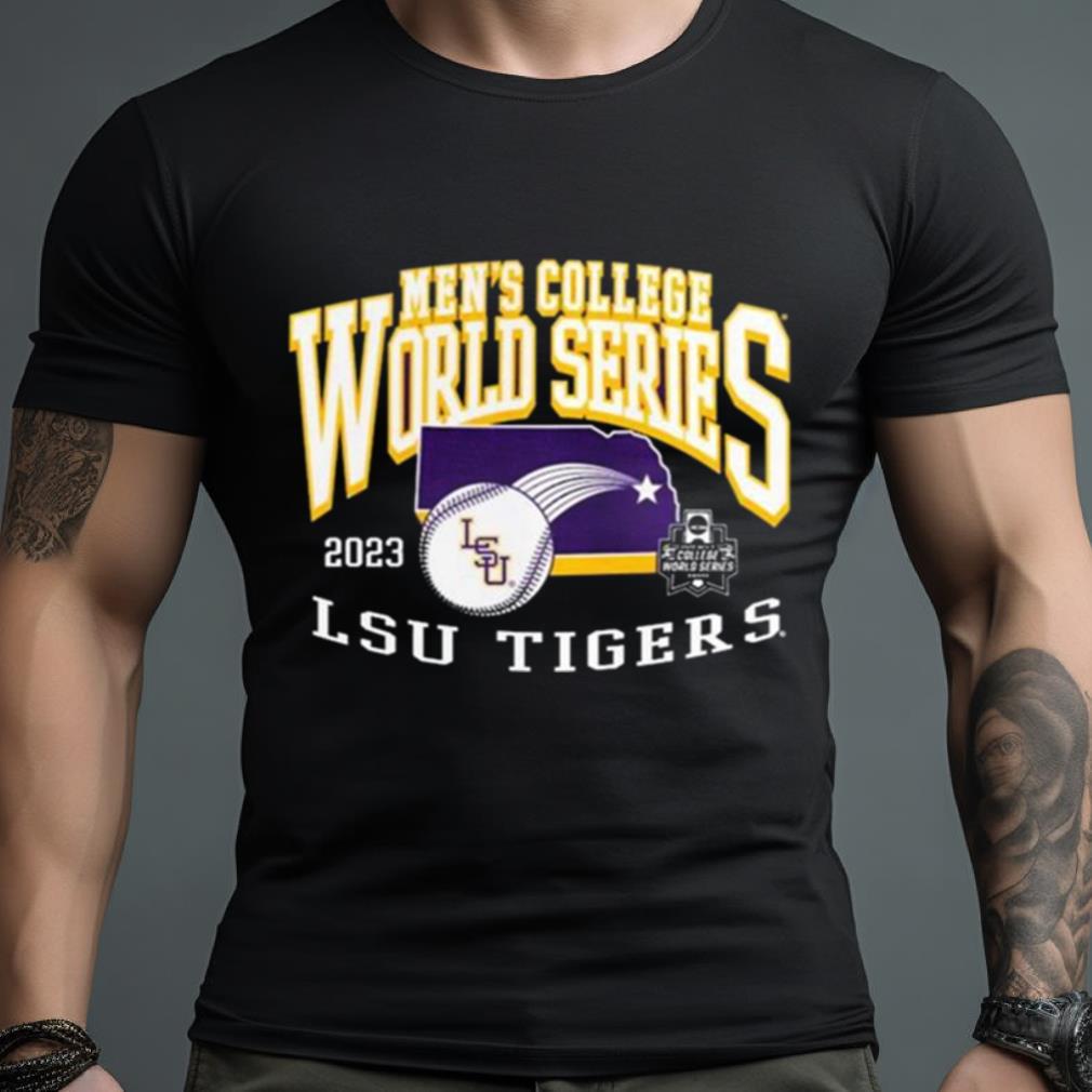 LSU Tigers 2023 Men’s College World Series Baseball T Shirt