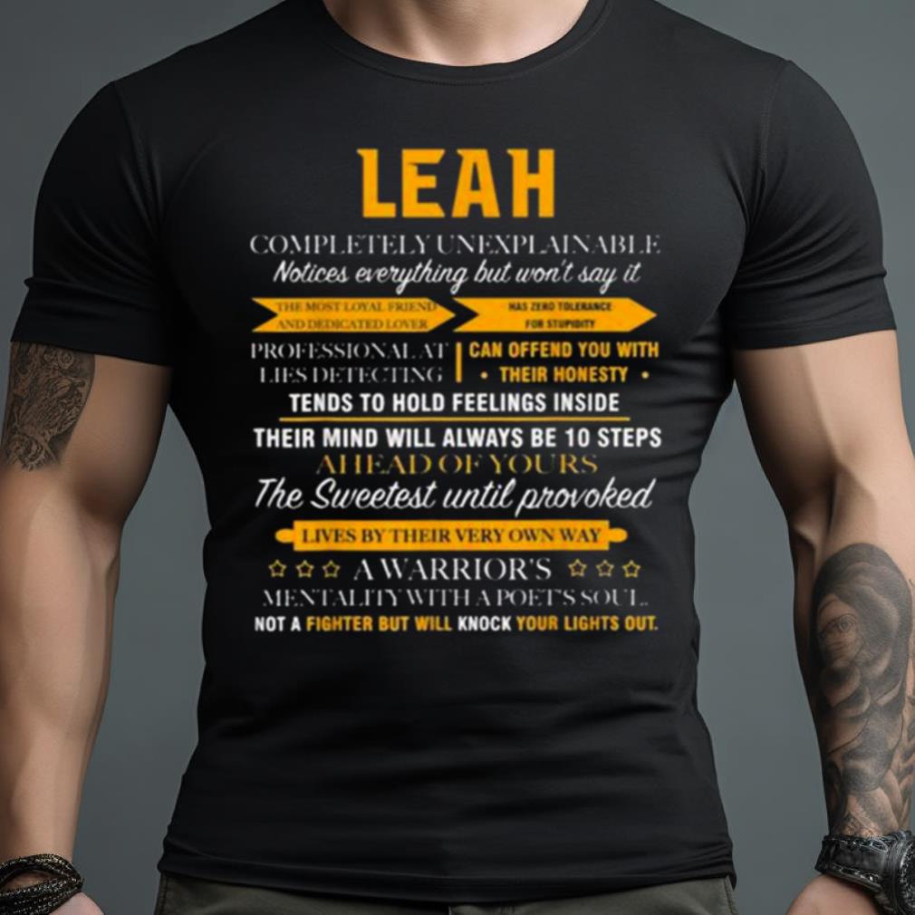 Leah Completely Unexplainable Shirt