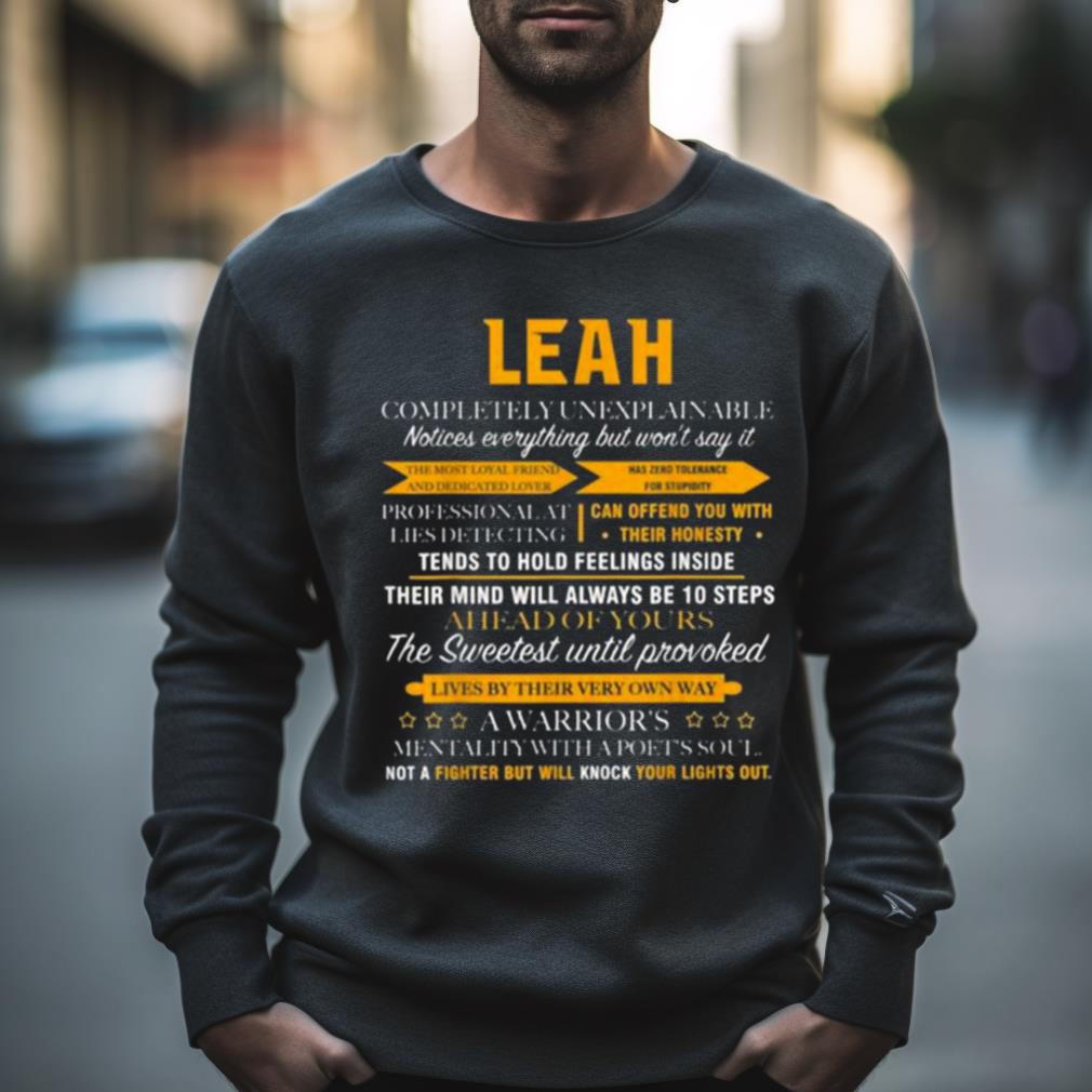 Leah Completely Unexplainable Shirt