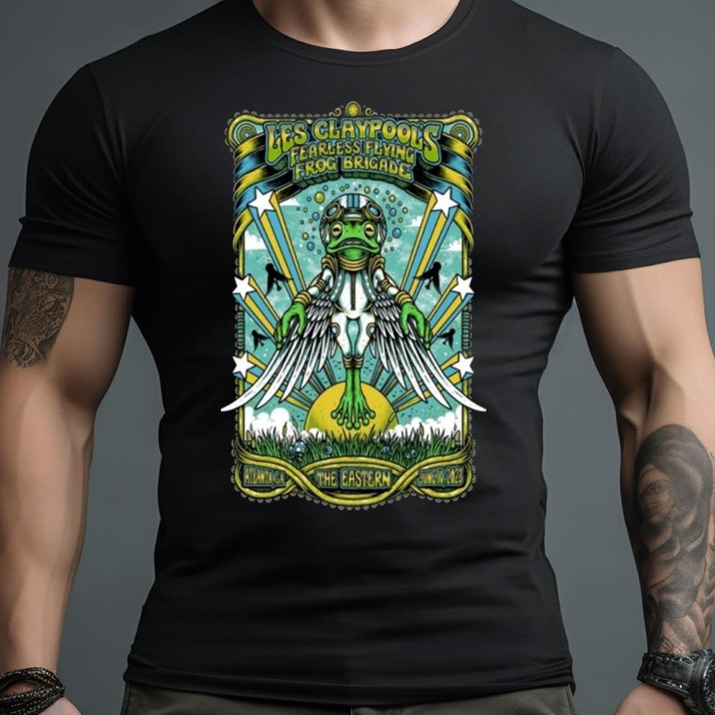 Les Claypool’s Fearless Flying Frog Brigade Atlanta GA The Eastern June 10 2023 Shirt