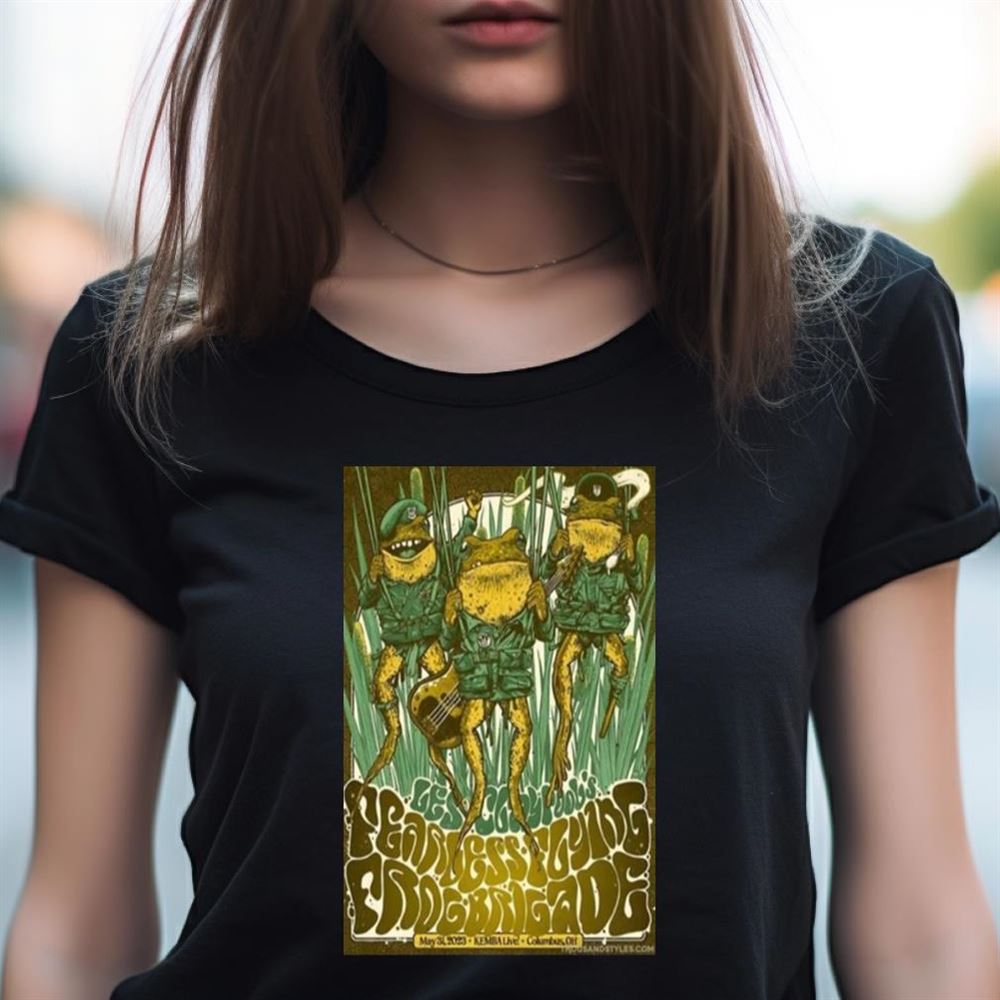 Les Claypool’s Fearless Flying Frog Brigade May 31 2023 Tour Columbus Oh Shirt Les Claypool’s Fearless Flying Frog Brigade May 31 2023 Tour Columbus Oh Shirt