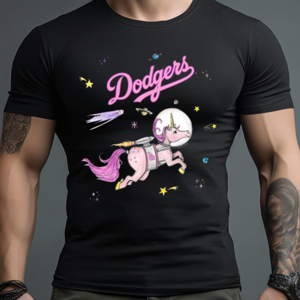 Los Angeles Dodgers Space Unicorn Shirt