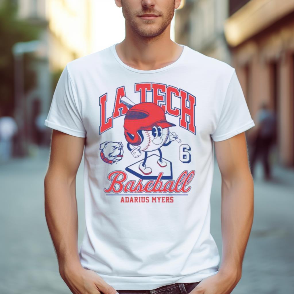Louisiana Tech Bulldogs Adarius Myers 2023 Ncaa Baseball Shirt