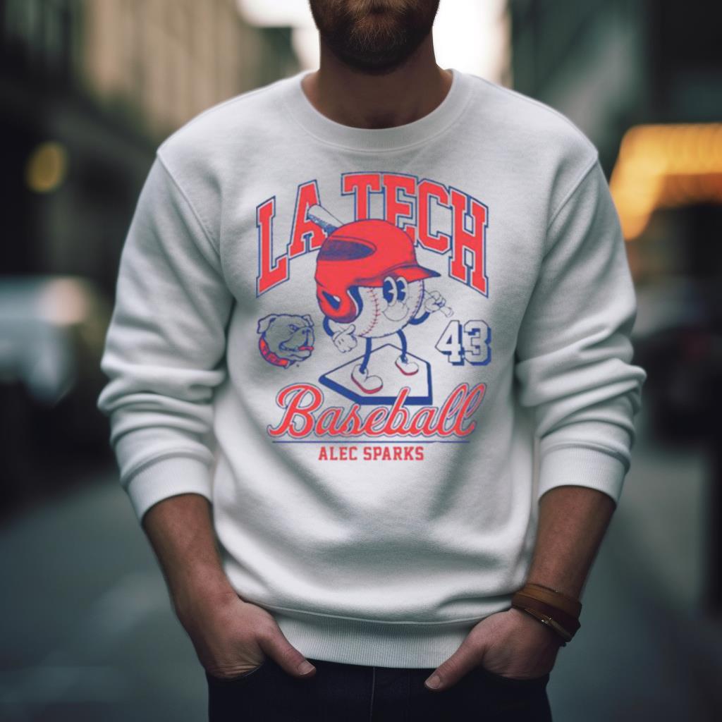 Louisiana Tech Bulldogs Alec Sparks 2023 Ncaa Baseball Shirt Louisiana Tech Bulldogs Alec Sparks 2023 Ncaa Baseball Shirt
