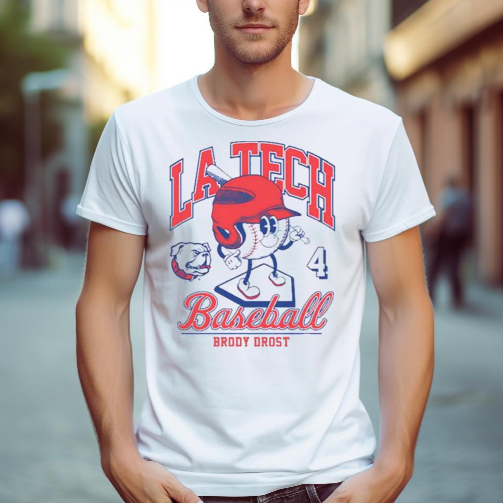 Louisiana Tech Bulldogs Brody Drost 2023 Ncaa Baseball Shirt