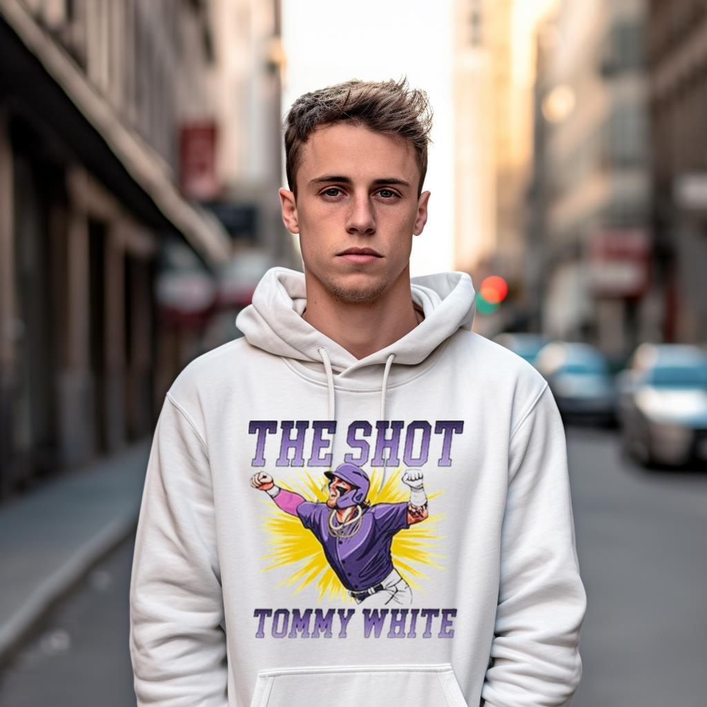 Lsu The Shot Tommy White Shirt Lsu The Shot Tommy White Shirt