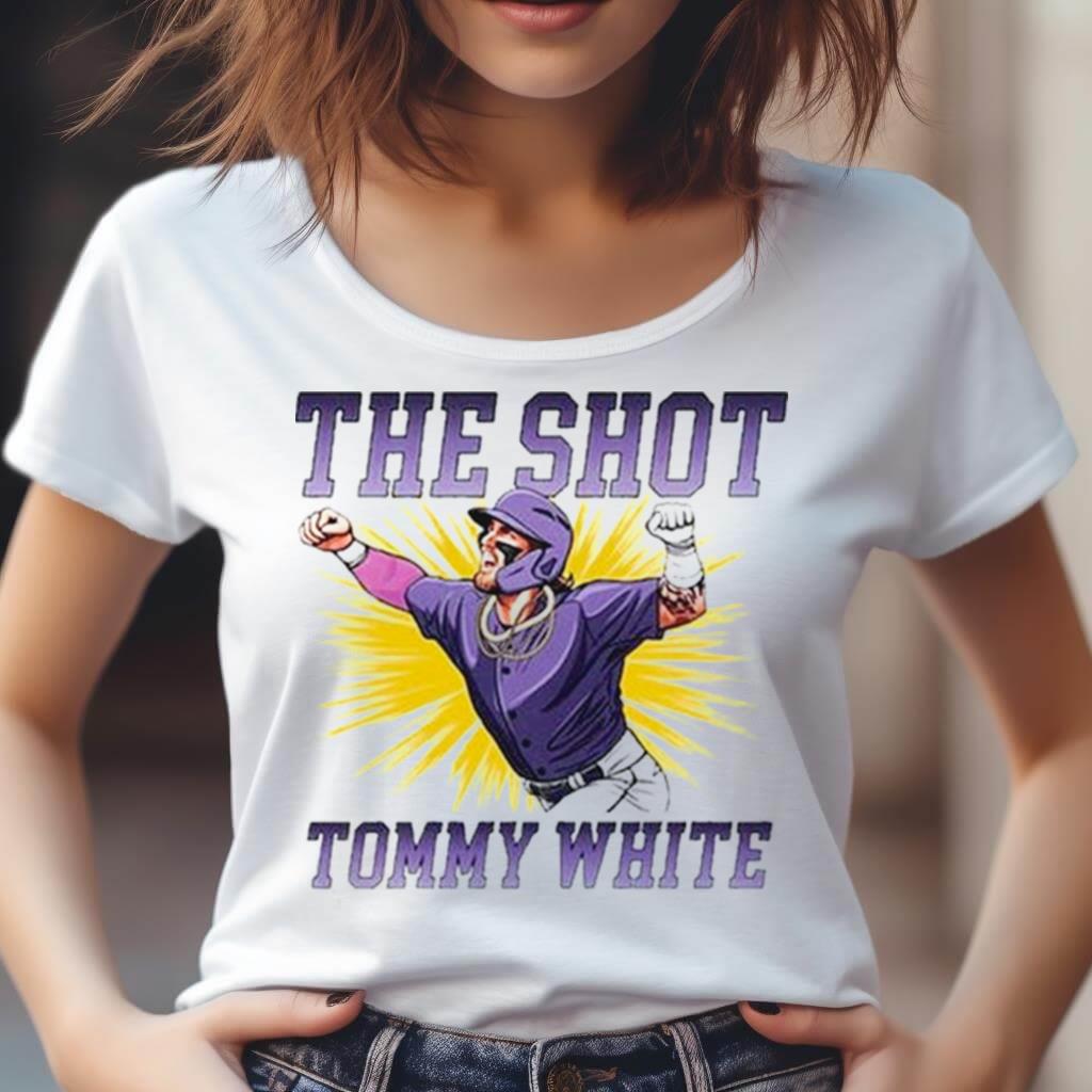 Lsu The Shot Tommy White Shirt Lsu The Shot Tommy White Shirt