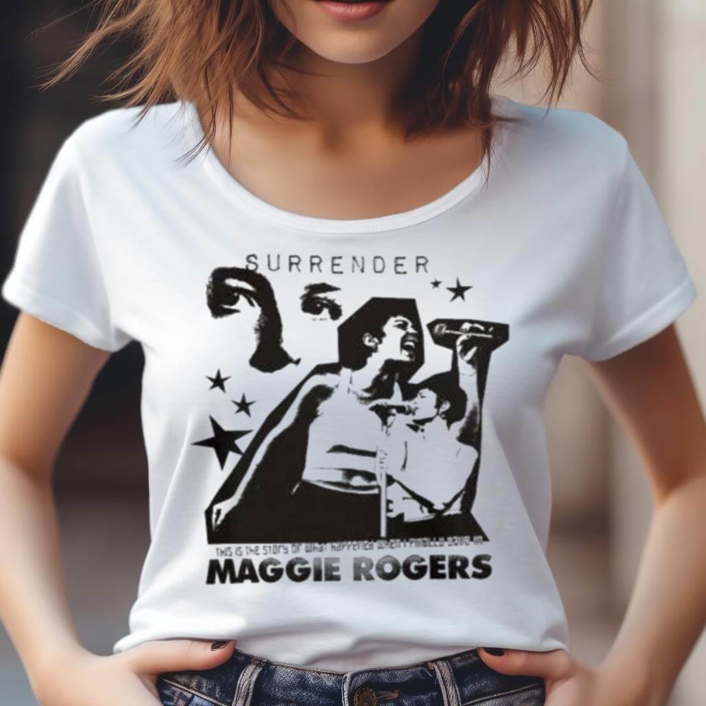 Maggie Rogers Merch Stage Photo Surrender Shirt Hersmiles