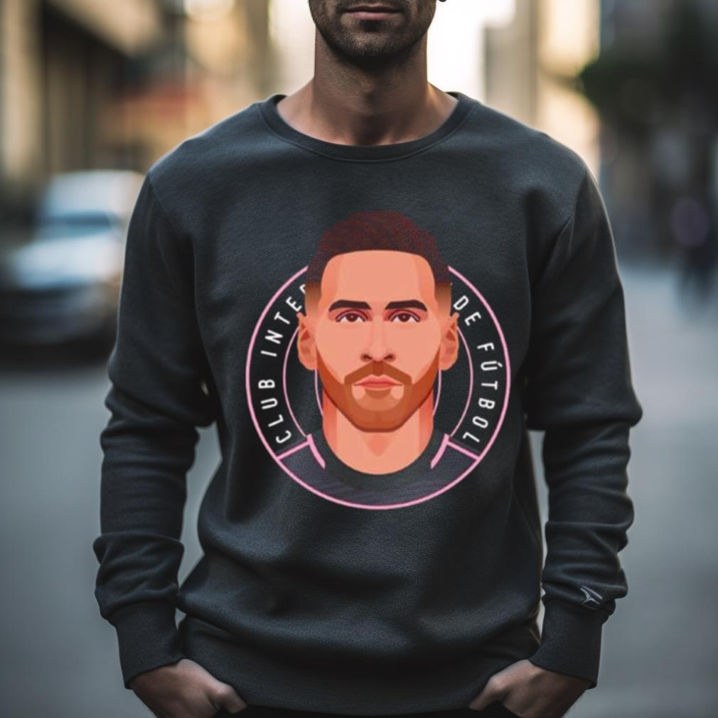 Messi For Miami Vintage Football T Shirt