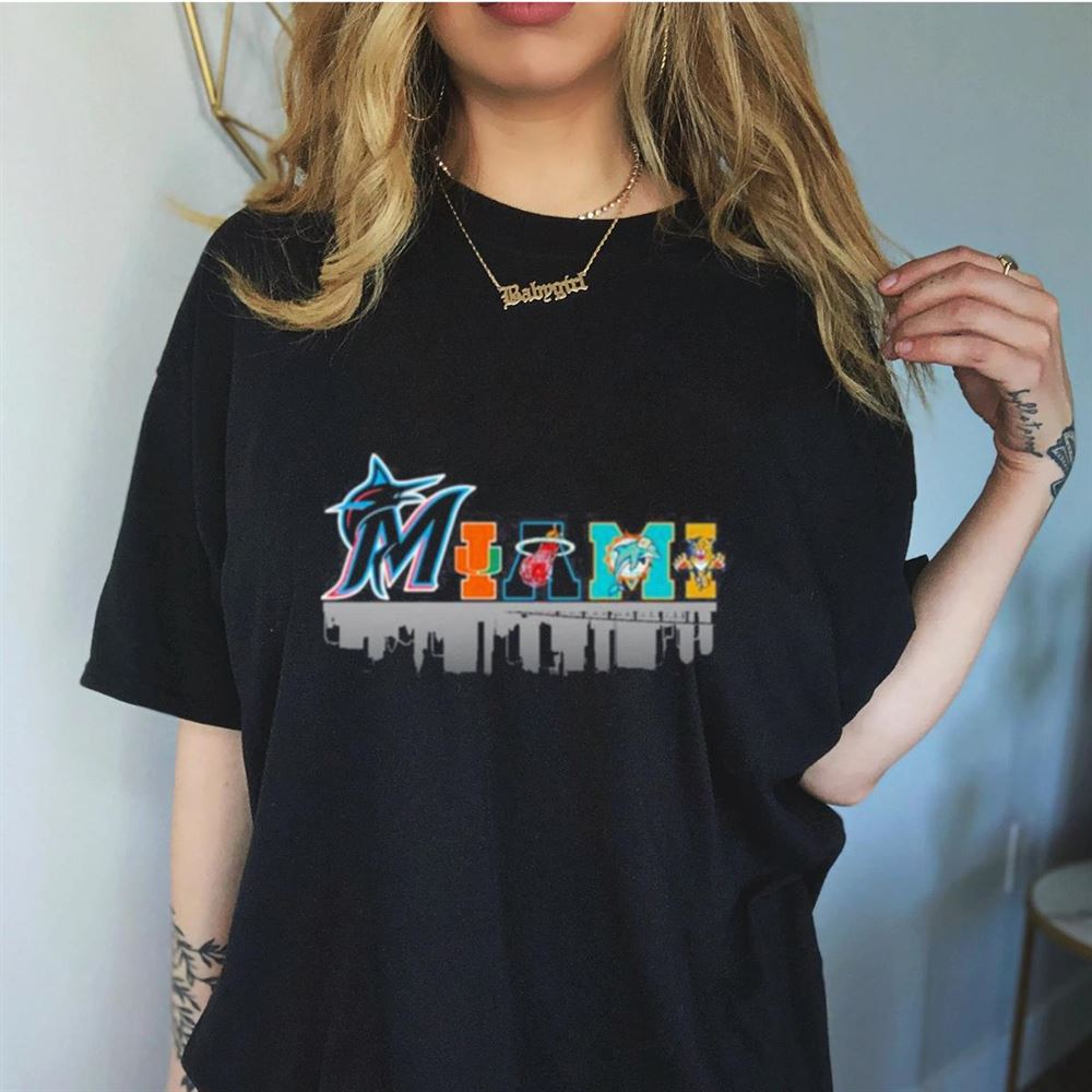 Youth Fanatics Branded Black Miami Marlins 2023 Postseason Locker Room T-Shirt