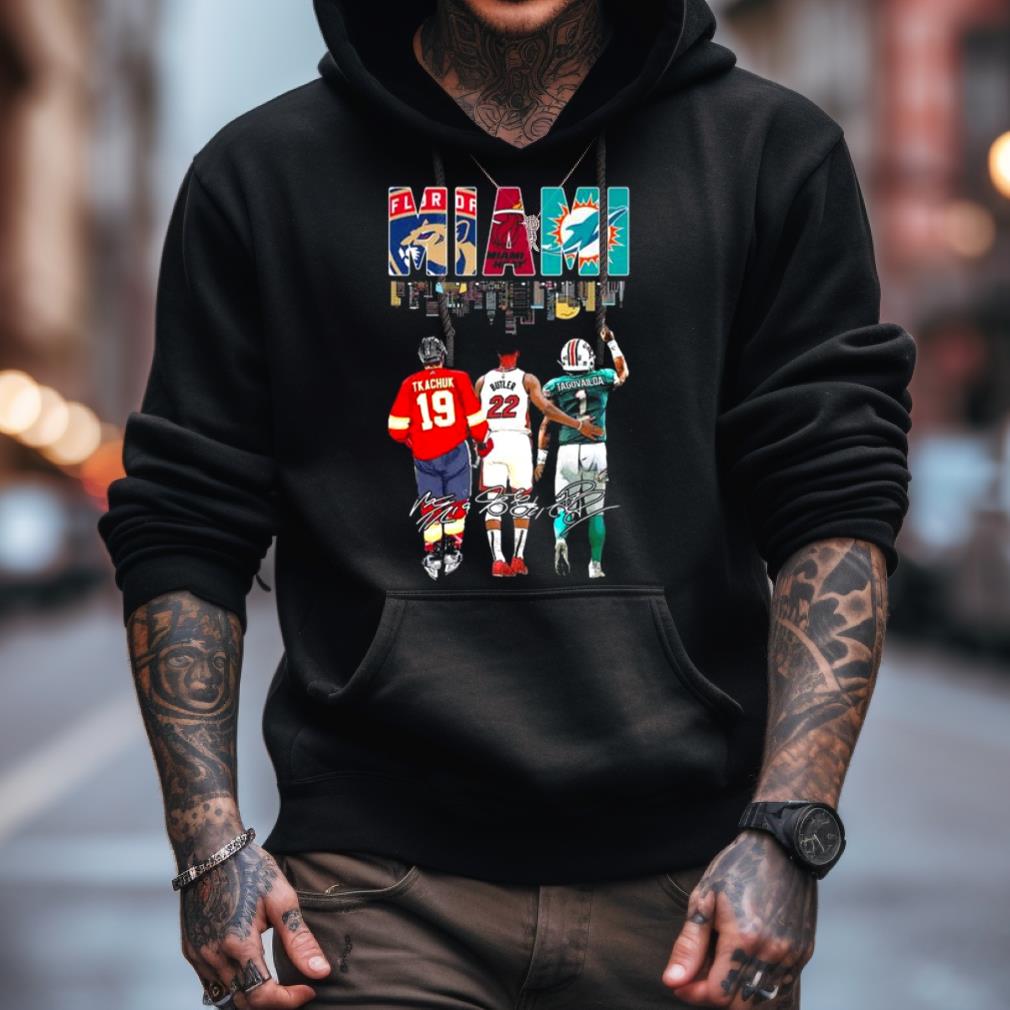 Miami Sports Skyline Matthew Tkachuk Jimmy Butler And Tua Tagovailoa Signatures shirt Miami Sports Skyline Matthew Tkachuk Jimmy Butler And Tua Tagovailoa Signatures shirt