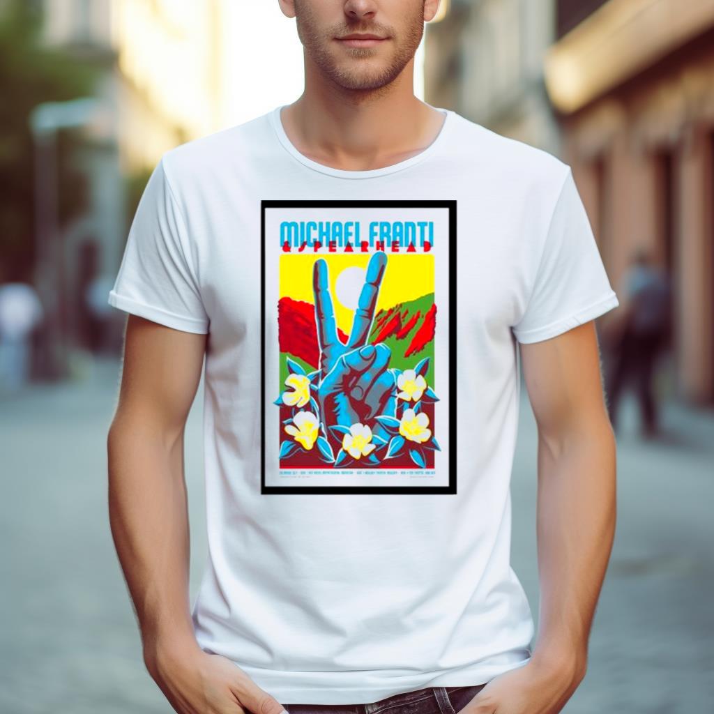 Michael Franti Red Rocks June 2, 2023 Poster Shirt