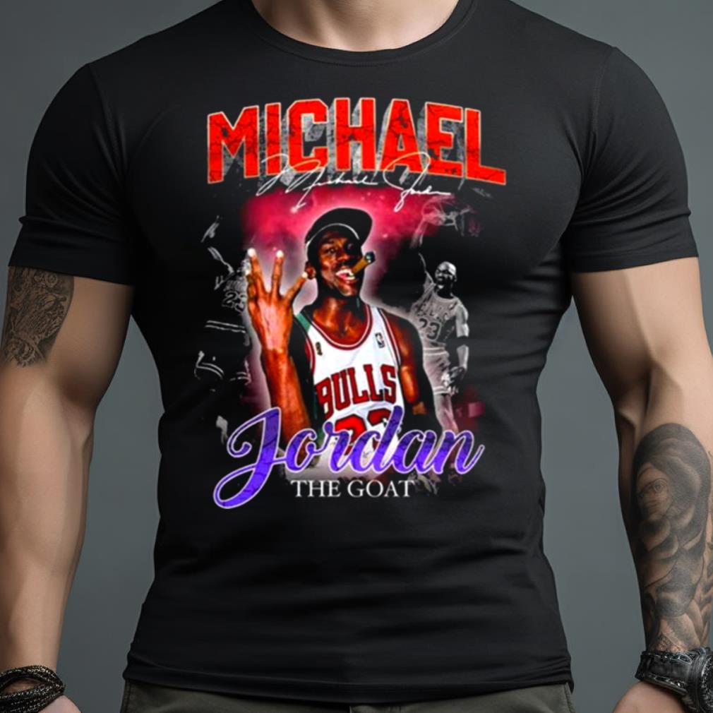 Michael Signature Jordan Jordan The Goat Shirt