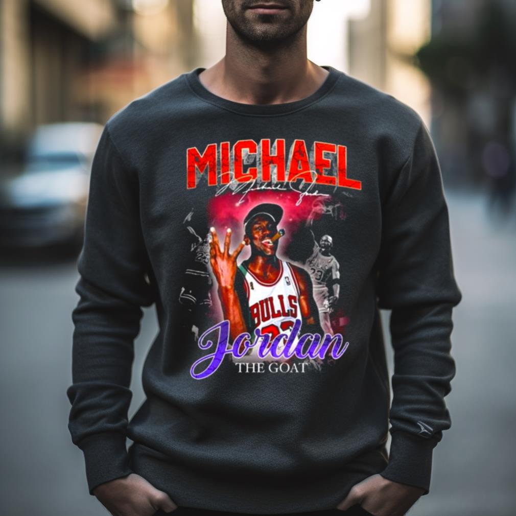 Michael Signature Jordan Jordan The Goat Shirt