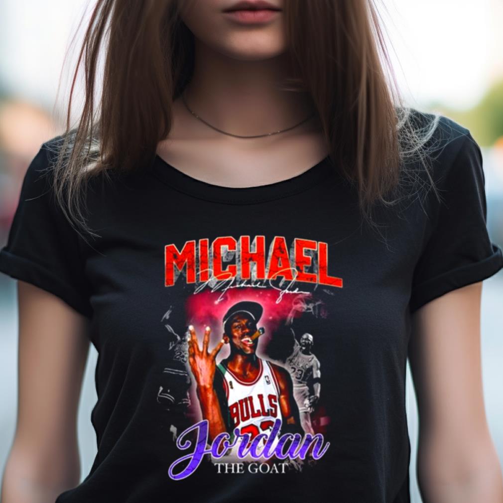 Michael Signature Jordan Jordan The Goat Shirt Michael Signature Jordan Jordan The Goat Shirt