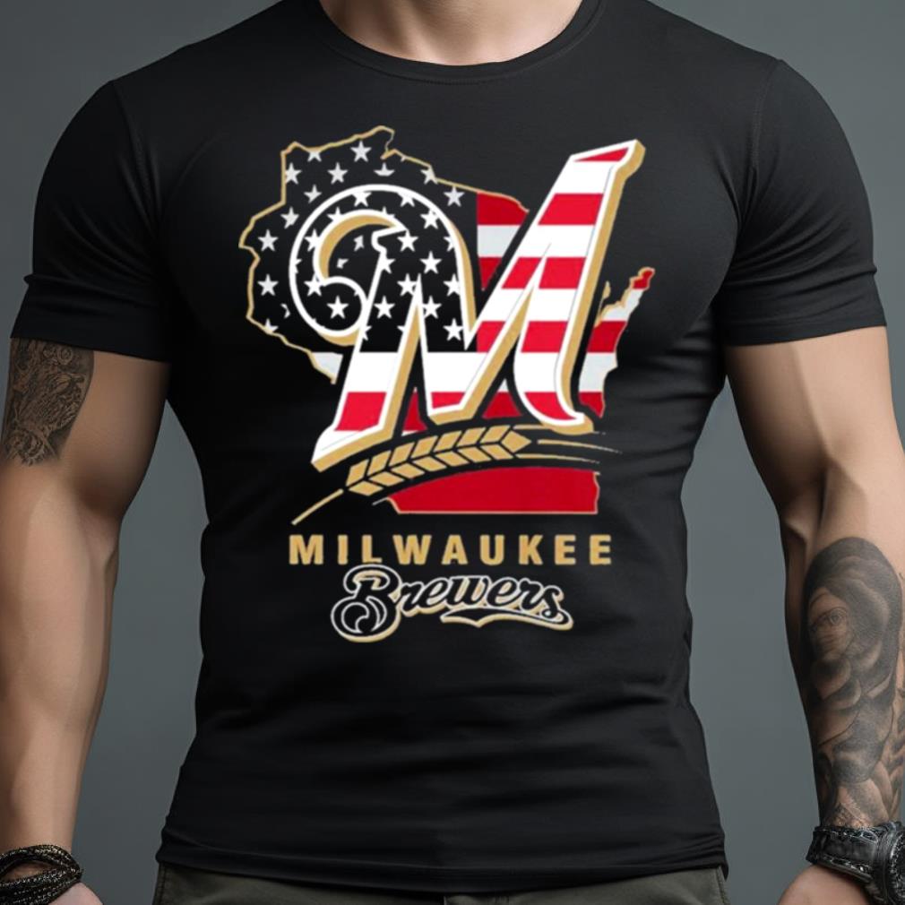 Milwaukee Brewers American Flag 2023 Shirt
