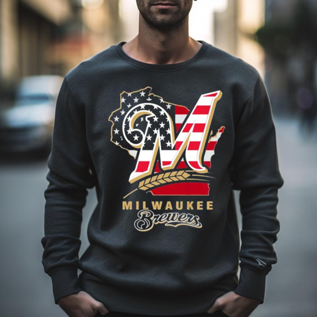Milwaukee Brewers American Flag 2023 Shirt