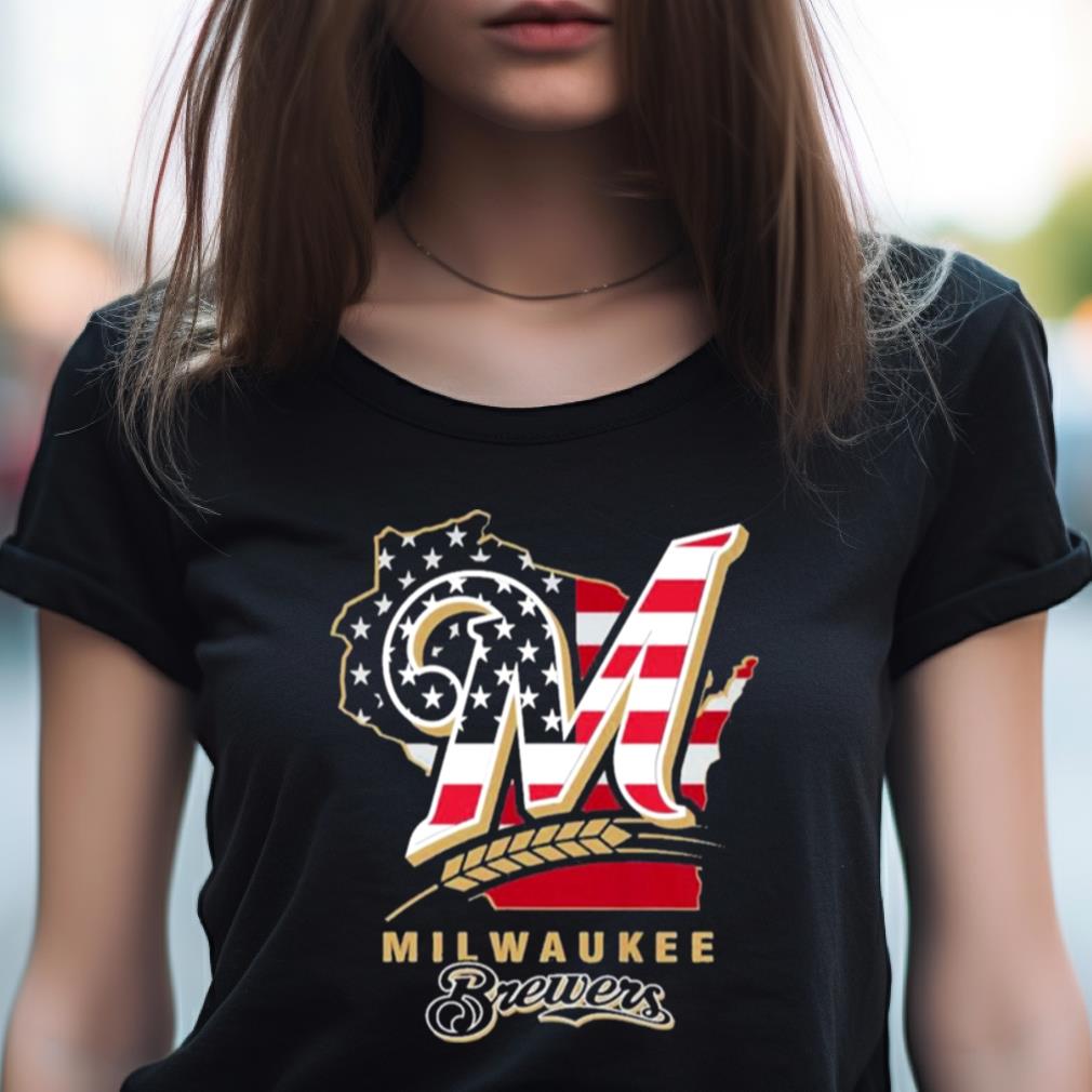Milwaukee Brewers American Flag 2023 Shirt Milwaukee Brewers American Flag 2023 Shirt