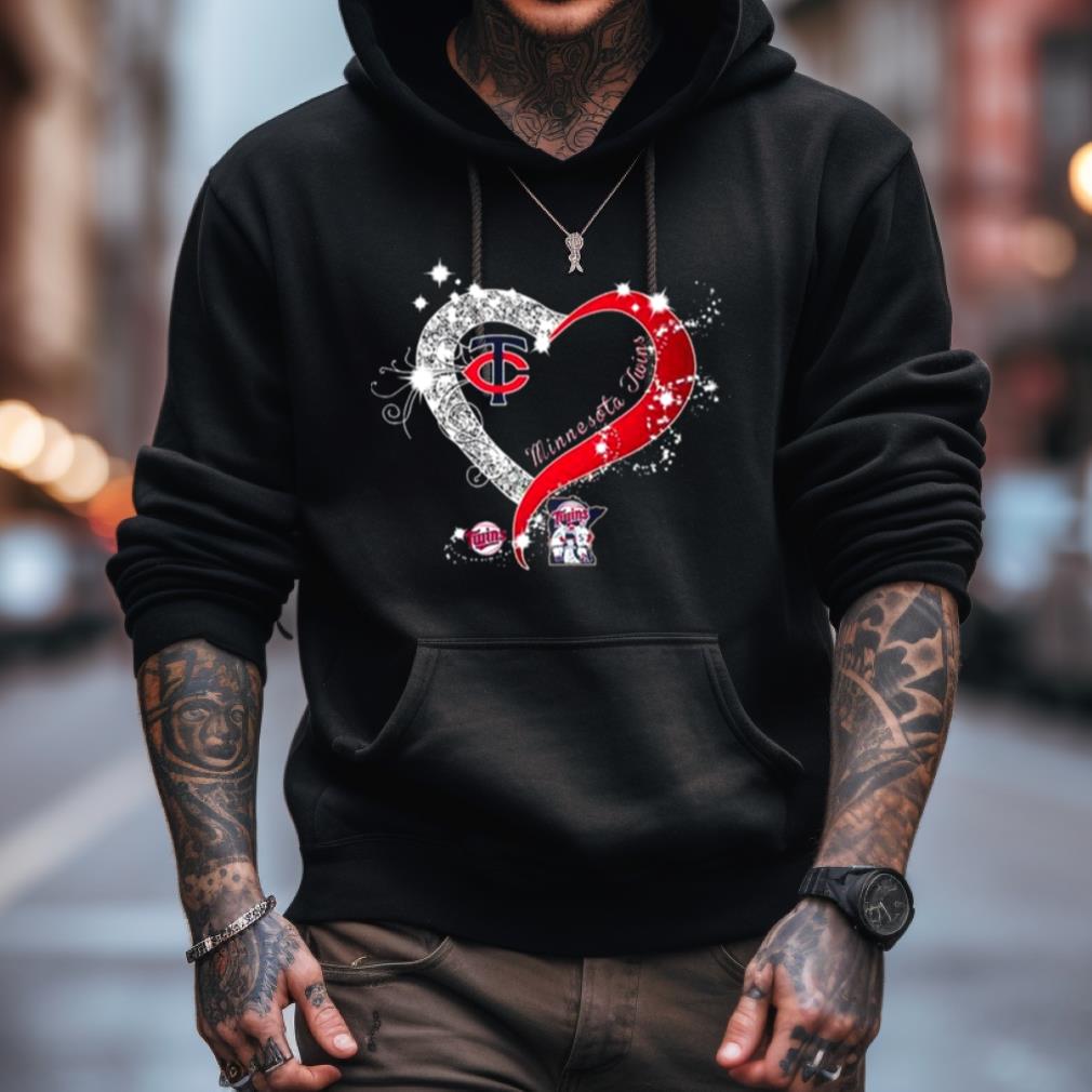 Minnesota Twins Baseball Glitter Heart 2023 Shirt Minnesota Twins Baseball Glitter Heart 2023 Shirt