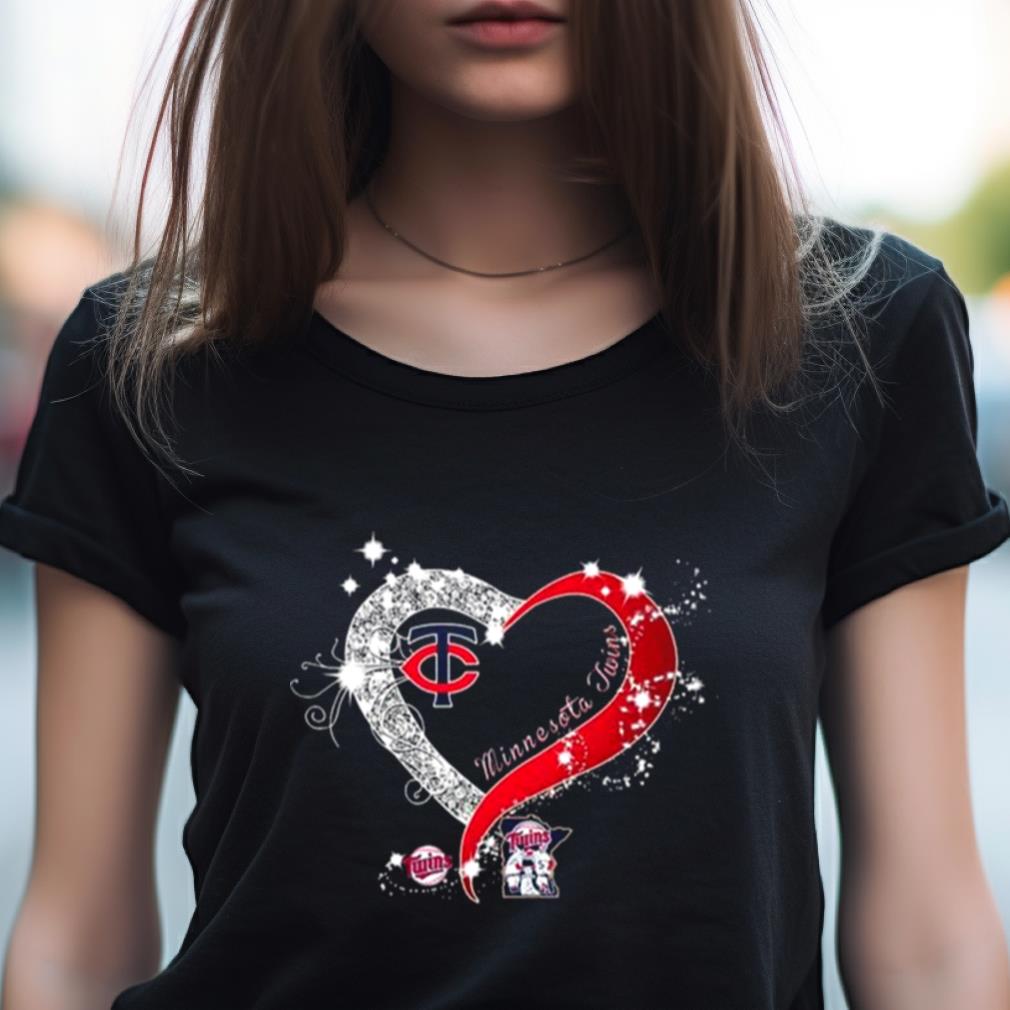 Minnesota Twins Baseball Glitter Heart 2023 Shirt Minnesota Twins Baseball Glitter Heart 2023 Shirt