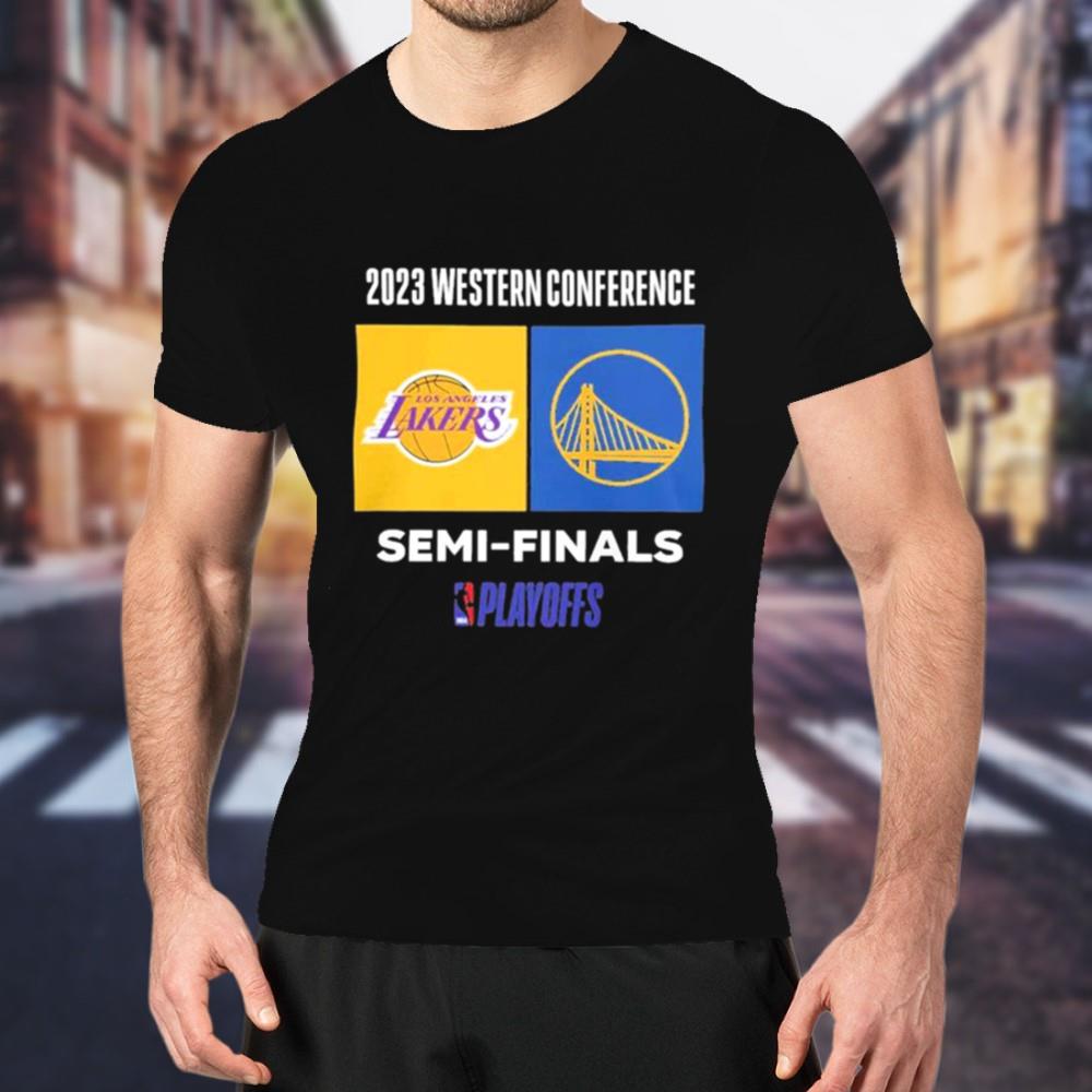 NBA Playoffs 2023 Western Conference Los Angeles Lakers vs Golden State Warriors Semi Finals Shirt