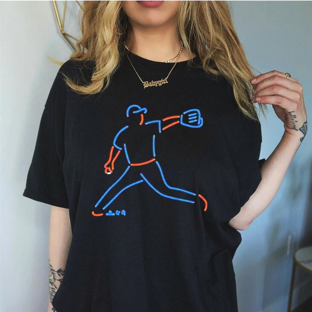 Neon Kodai Senga Athlete Logos Shirt Neon Kodai Senga Athlete Logos Shirt
