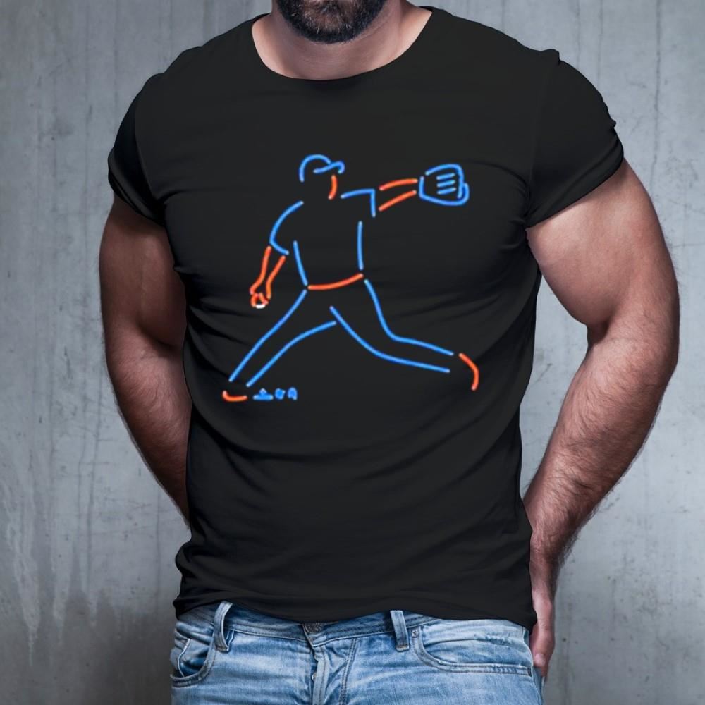 Neon Kodai Senga Athlete Logos Shirt Neon Kodai Senga Athlete Logos Shirt