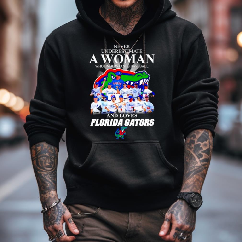 Never Underestimate A Woman Who Understnads Basketball And Loves Florida Gators Signatures 2023 Shirt
