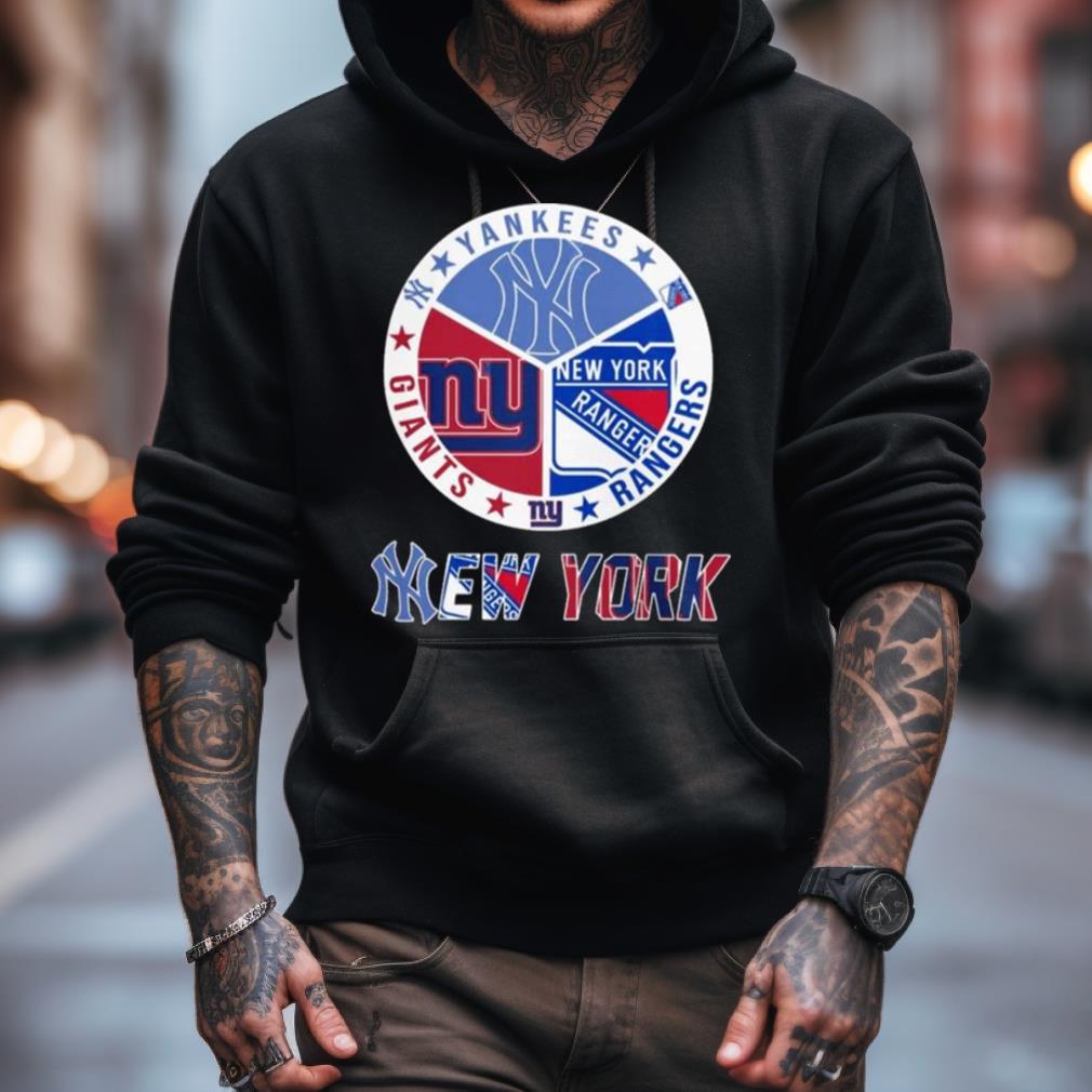 New york team logo new york knicks new york devils new york giants new york mets  shirt, hoodie, sweater, long sleeve and tank top