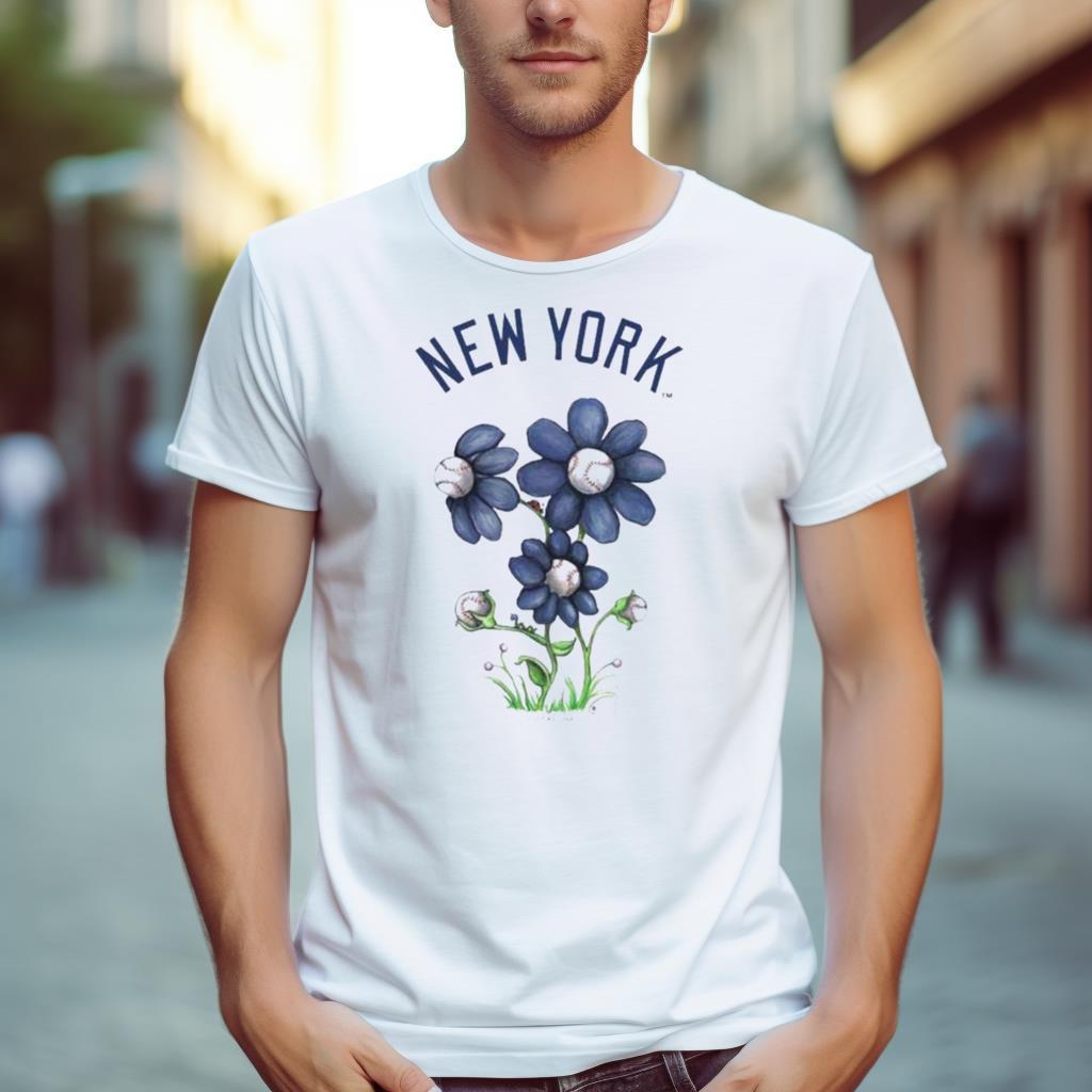 New York Yankees Blooming Baseballs Shirt