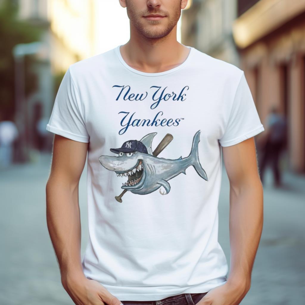 New York Yankees Shark 2023 Shirt