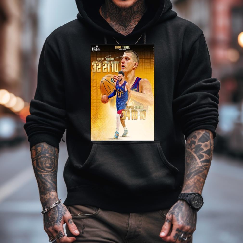 Nikola Jokic And Jamal Murray First Duo 30 Point Triple Double In NBA History 2023 Shirt Nikola Jokic And Jamal Murray First Duo 30 Point Triple Double In NBA History 2023 Shirt