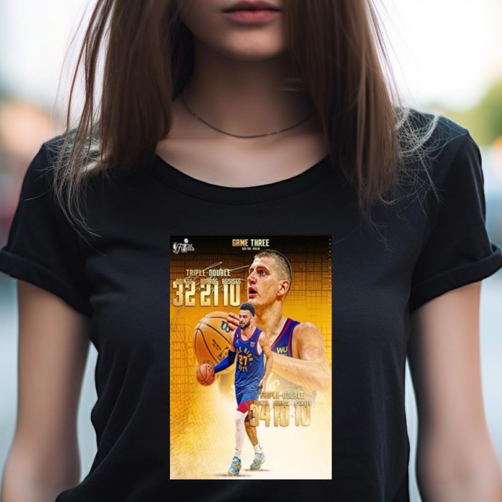 Nikola Jokic And Jamal Murray First Duo 30 Point Triple Double In NBA History 2023 Shirt Nikola Jokic And Jamal Murray First Duo 30 Point Triple Double In NBA History 2023 Shirt