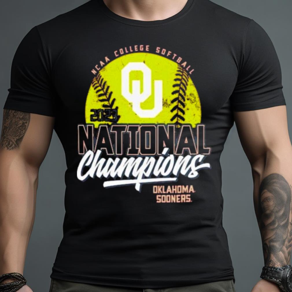 Oklahoma Sooners 2023 NCAA Softball Women’s College World Series Champions Overlay T Shirt