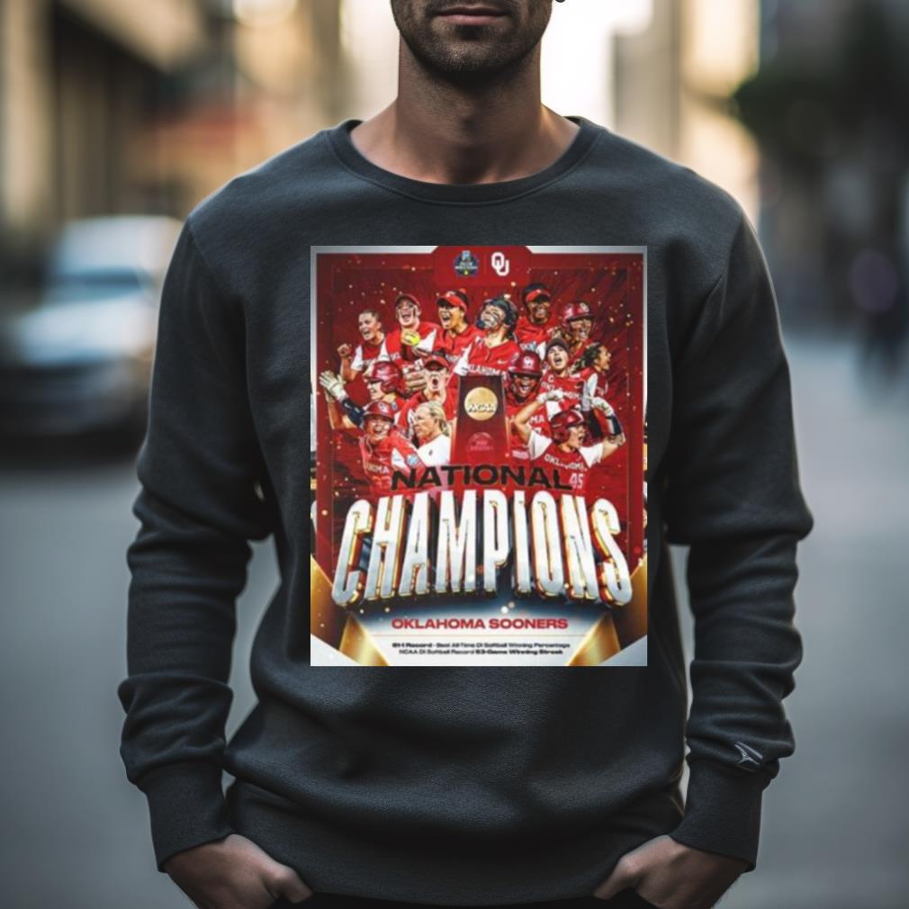 Oklahoma Sooners Softball Are 2023 NCAA National Champions Women’s College World Series Shirt