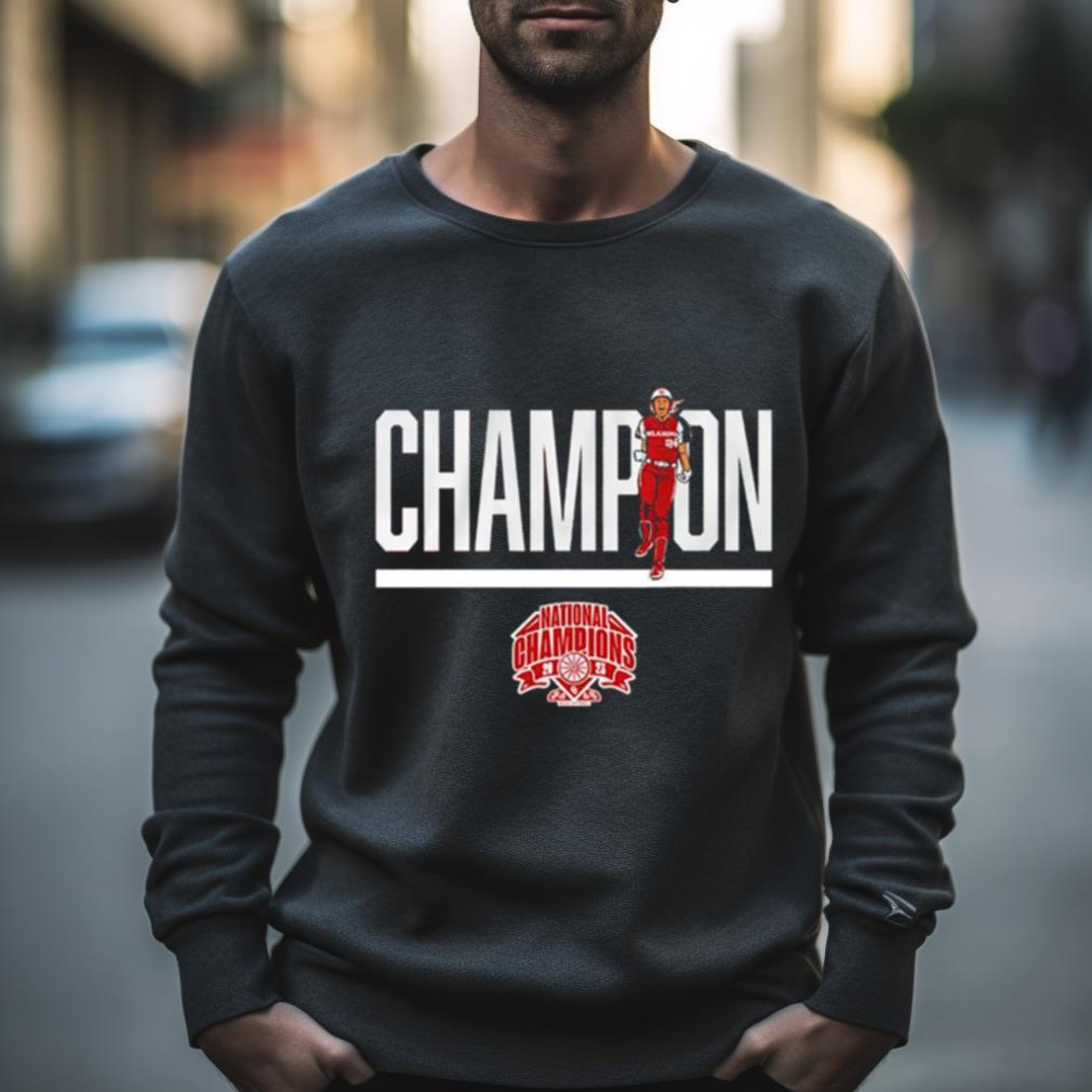 Oklahoma Sooners Softball Jayda Coleman Champion Shirt