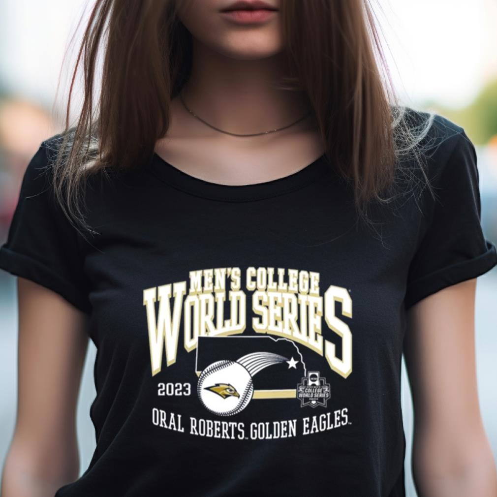 Oral Roberts Golden Eagles 2023 NCAA Men’s Baseball College World Series T Shirt Oral Roberts Golden Eagles 2023 NCAA Men’s Baseball College World Series T Shirt