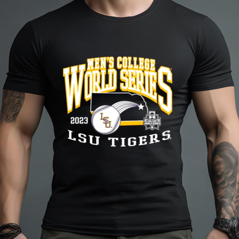 Original Lsu Tigers 2023 Ncaa Men’S Baseball College World Series Purple Shirt