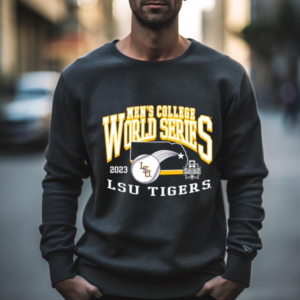 Original Lsu Tigers 2023 Ncaa Men’S Baseball College World Series Purple Shirt