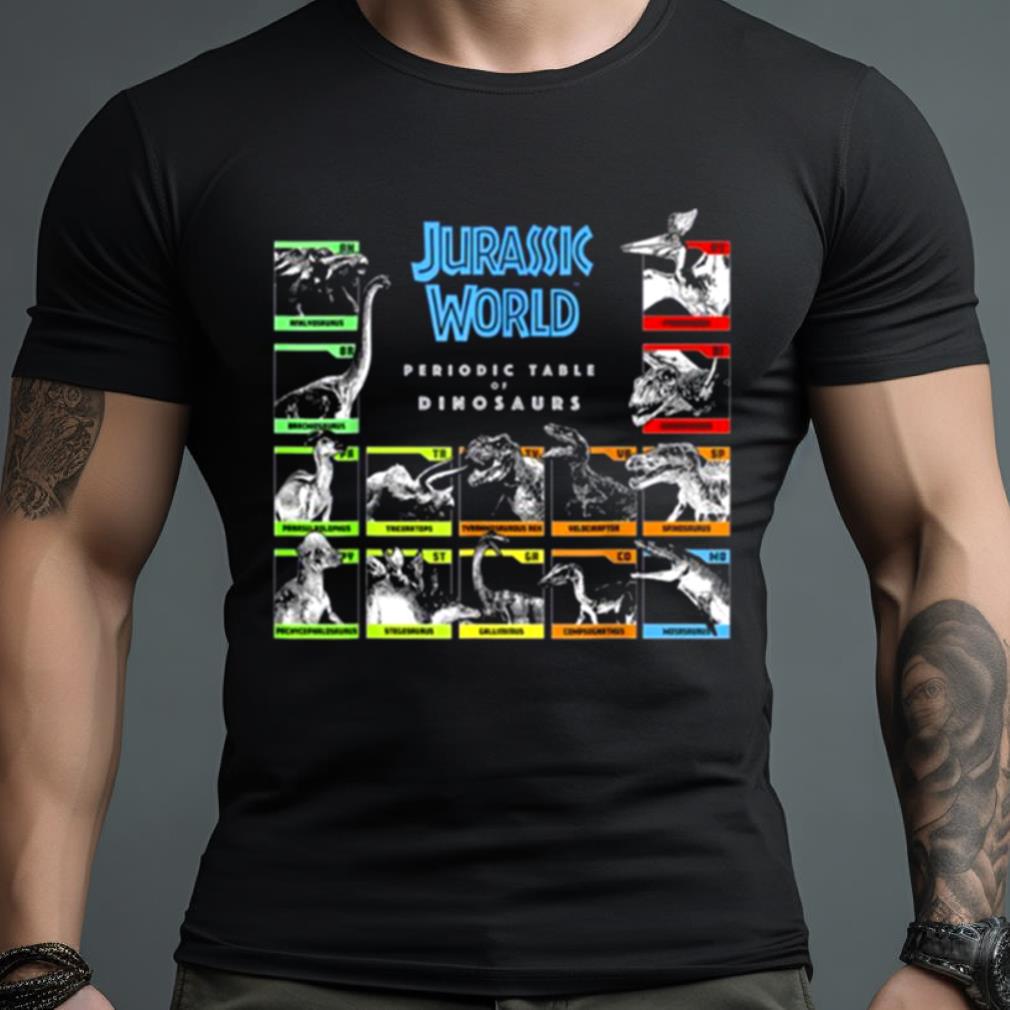 Periodic Table Of Dinosaurs Shirt