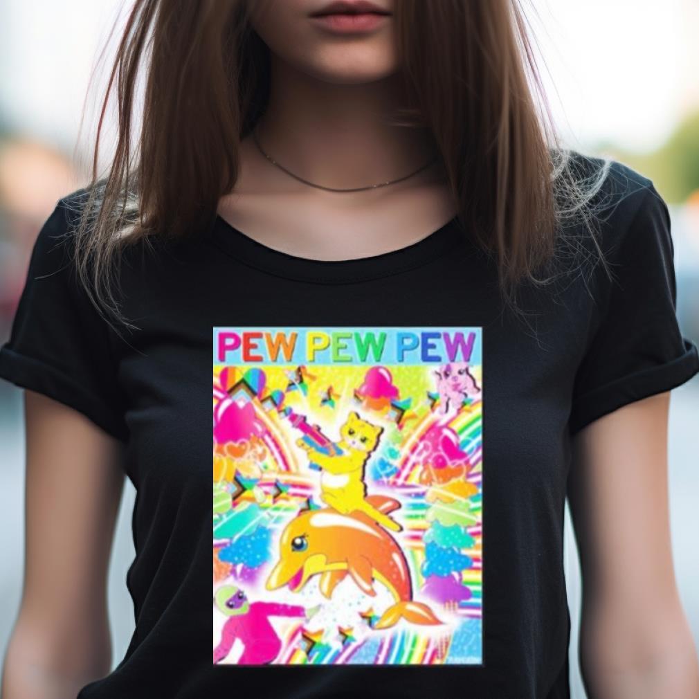 Pew Pew Pew Full Color Pride Shirt Pew Pew Pew Full Color Pride Shirt