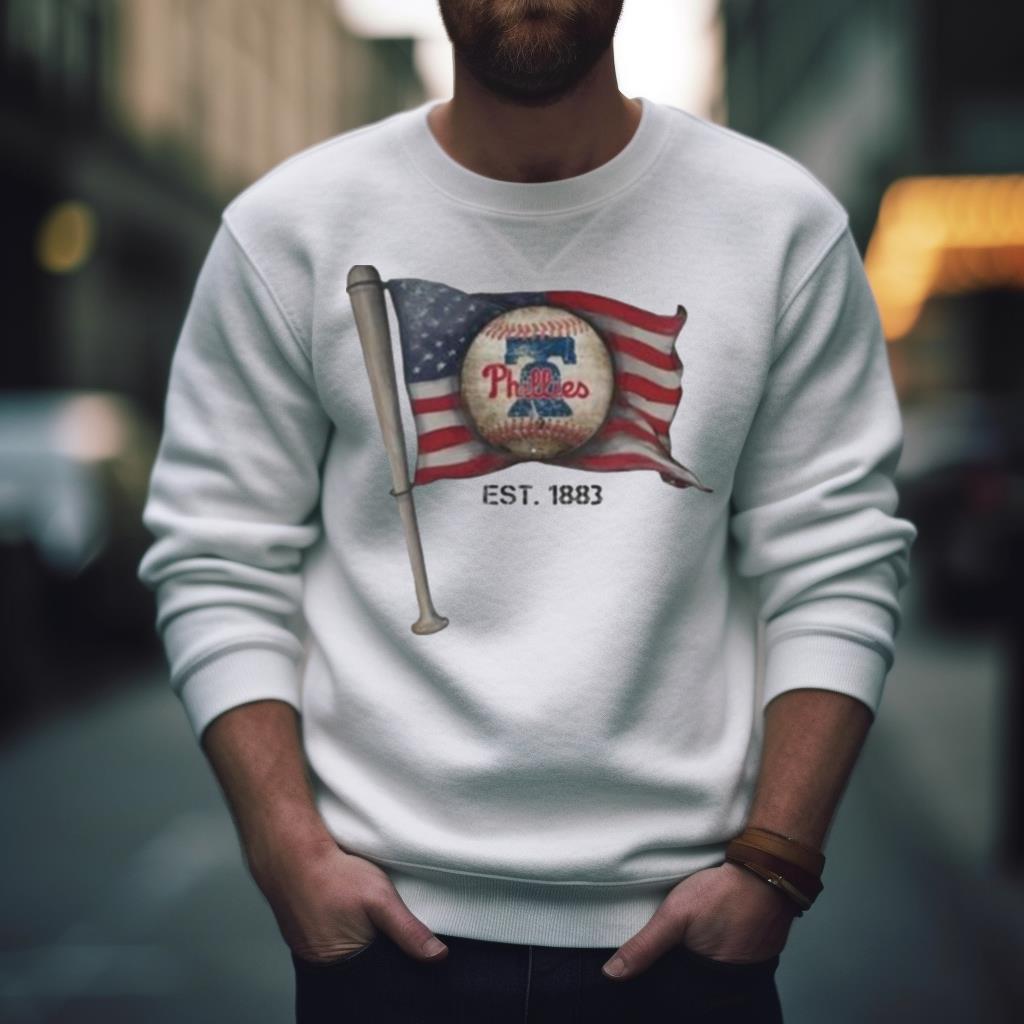 Philadelphia Phillies Est. 1883 Usa Flag Vintage Shirt