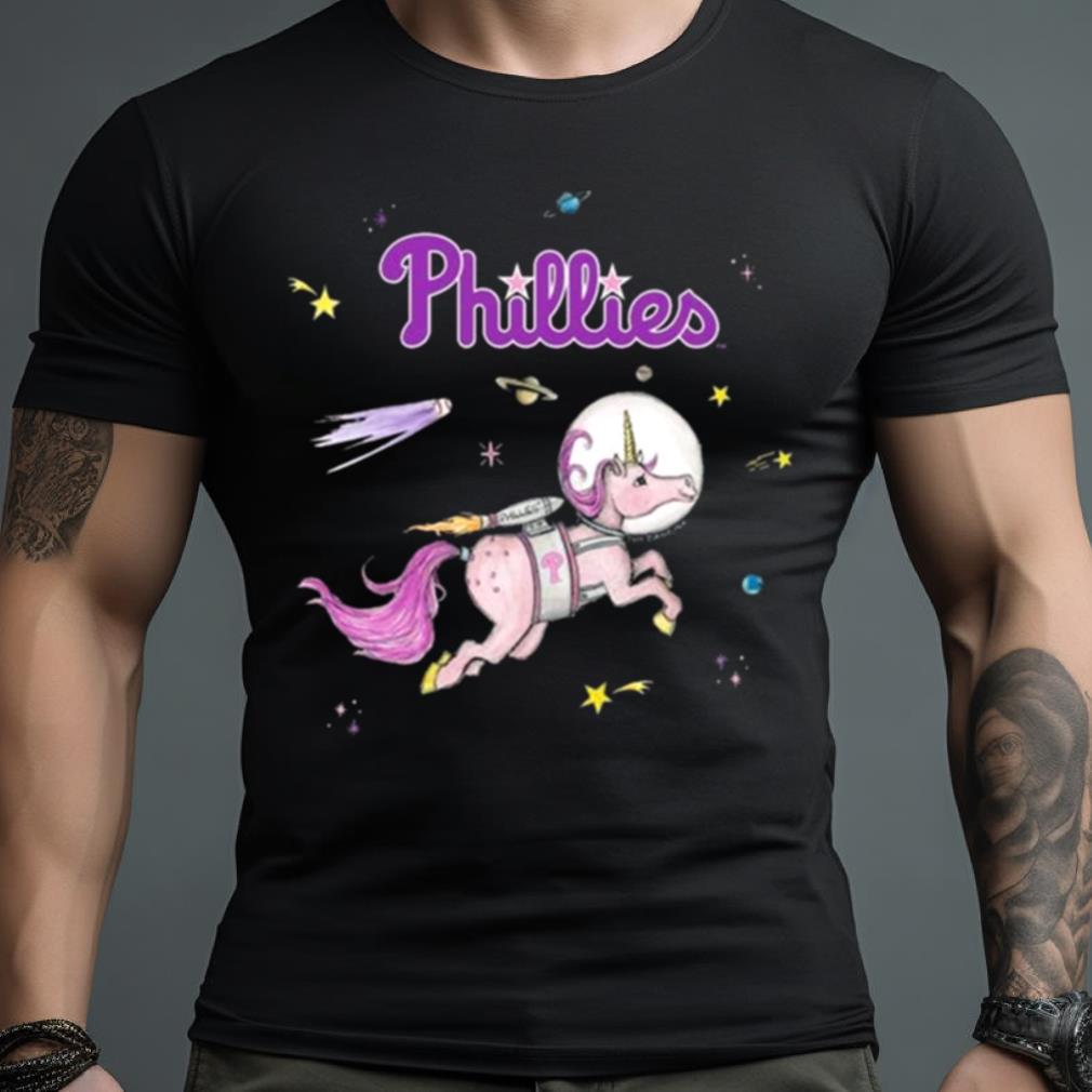 Philadelphia Phillies Space Unicorn Shirt